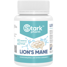 Їжовик Гребінчастий (Lion`s Mane), 500 мг 60 капс.